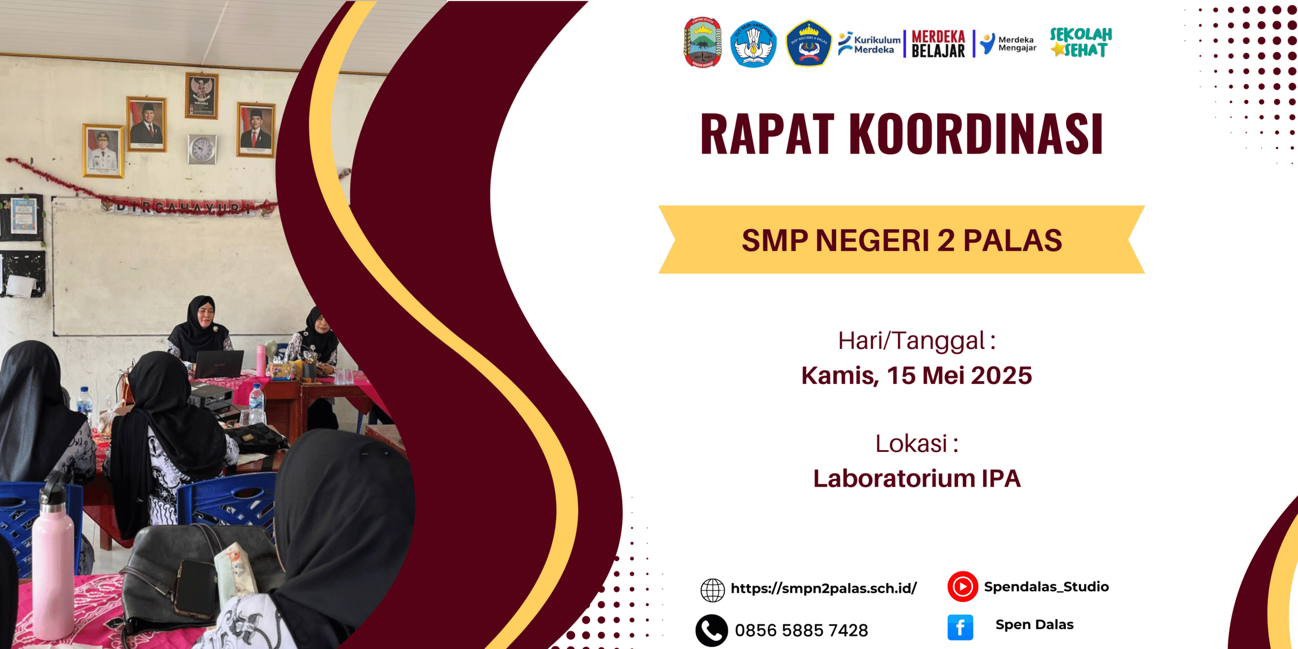 Merah dan Kuning Minimalis Rapat Kerja Banner (1)